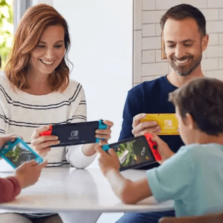 เครื่องเกม Nintendo Switch กล่องแดง สีนีออน_9